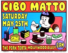 Cibo Matto Concert Poster Mesa Arizona 1996 Frank Kozik