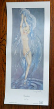 Quality Louis Icart "Fountain" (Copyright 1937; reprinted 1990) New Old Stock