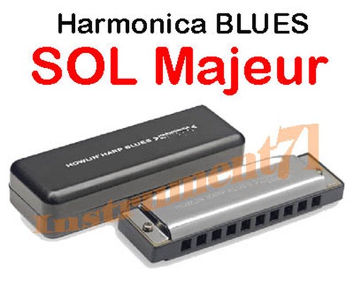 Harmonica blues sol majeur - en,