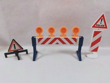 nice barrier + accessory works Playmobil (signage, construction site) 1443