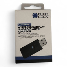 Quad Lock Wireless  Apple CarPlay / Android Auto Adaptor - New Version 2025