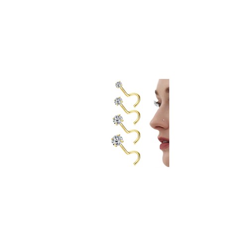 20g piercing nez acier - 20g,