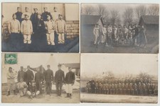 lot 4 carte photo groupes piou piou 16