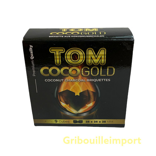 Cubes charbon tom coco gold - charbon,