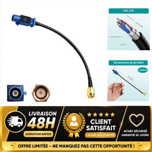 Adaptateur antenne gps fakra - antenne, z