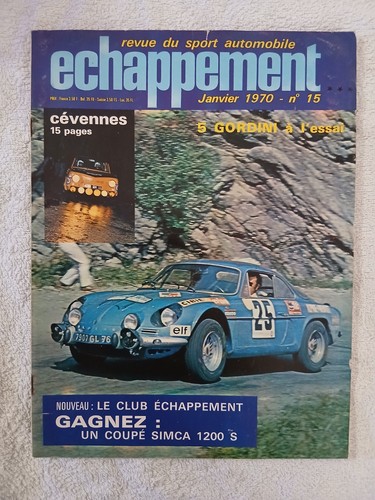 Echappement 1 1970 - echappement, n°15