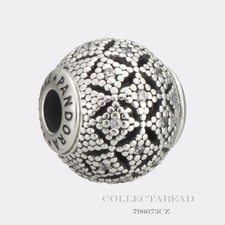 Authentic Pandora Essence Collection Silver Compassion Clear CZ Bead 796073CZ