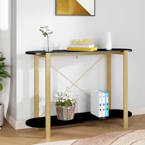 Table console 110x38x75cm bois - table,