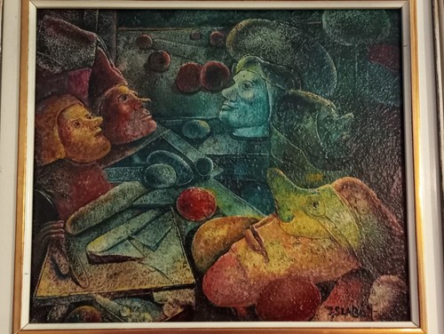 Tableau ancien huile sur - ancien,,