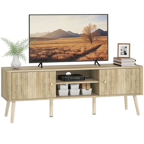 Homcom meuble 140x35x49cm - meuble, tv