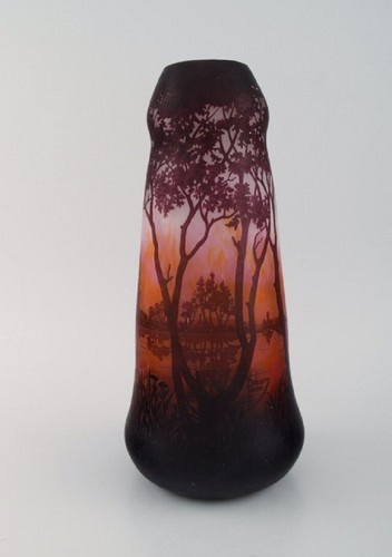 Daum nancy france - grand, vase