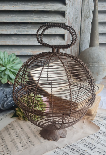 Ancien panier salade oeuf - ancien,