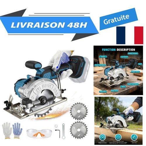 Mini scie circulaire sans - , fil