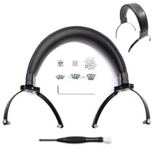 Leather Metal Headband for