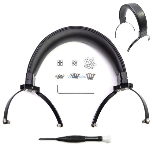 Leather metal headband - leather,
