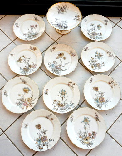 Assiettes 1 compotier g - 10,