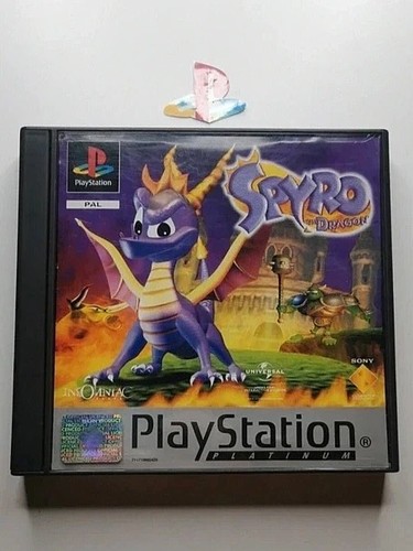 Spyro the dragon ps1 platinum - spyro,