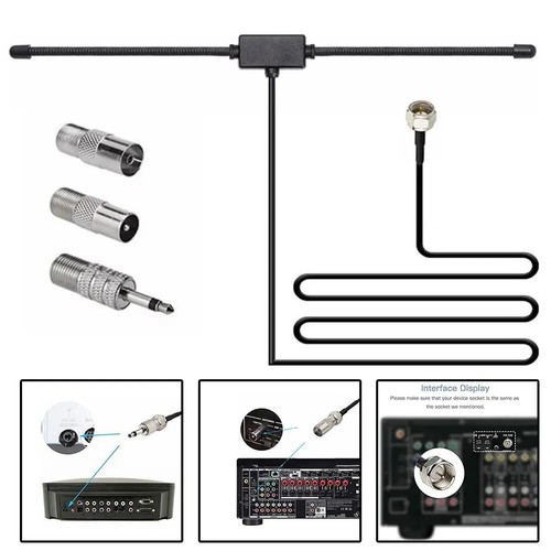 Antenne radio dipôle pour - fm,