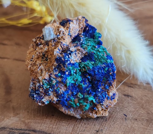 Azurite malachite brute