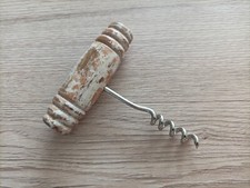 Antique wooden cap pull