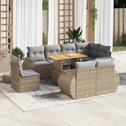 Salon jardin avec - de, coussins