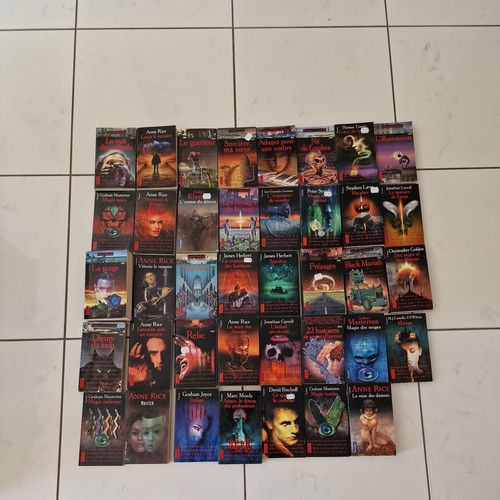 Lot livres horreur - de,