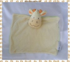 Doudou Plat Vache Girafe Vert