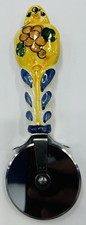 Vietri Ceramics Pizza Cutter Made And painted by Hand in Italy
