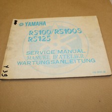 MANUEL REVUE TECHNIQUE ATELIER YAMAHA RS 100 / 125 1978 -> SERVICE MANUAL RS125