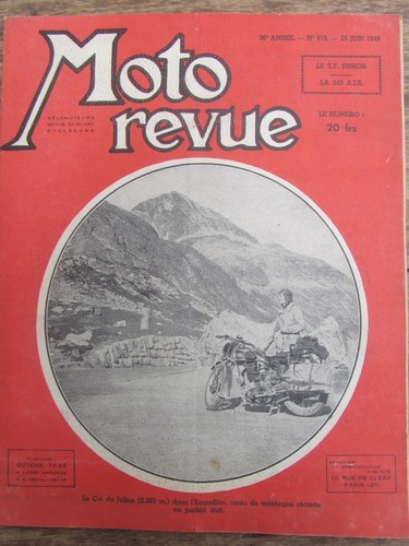 Ancienne revue moto - revue,