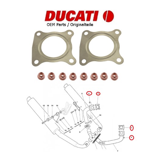 Ducati oem st3 st3s jeu - jeu, de