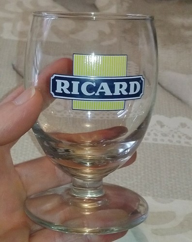 Ancien verre ballon ricard - ancien,