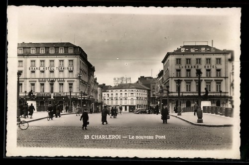 Cpa charleroi nouveau - le,
