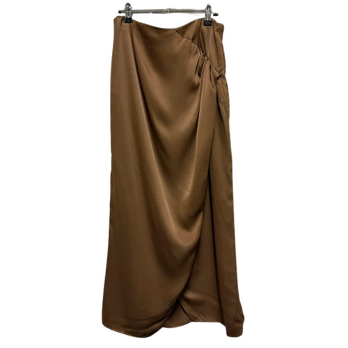Jupe maxi satin écru - jupe,