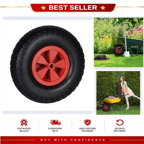 Relaxdays roue brouette - roue,