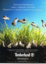 ADVERTISING ADVERTISING 114 2008 TIMBERLAND shoes EARTHKEEPERS