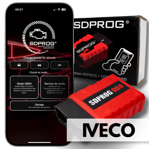 Kit diagnostic iveco - de, sdprog