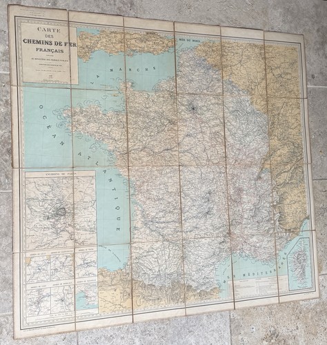 Ancienne grande carte - ancienne,