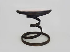 Vintage Industrial Spring Coffee Table and Copper Top. Unique piece