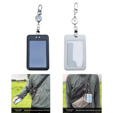 Porte-badge rétractable pour