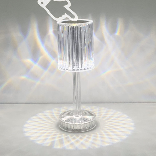 Lampe table led cristal - de,