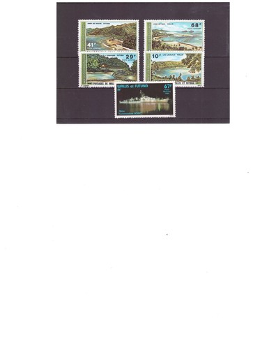 Lot wallis futuna - futuna, timbres