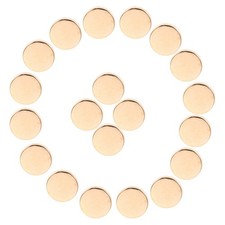  Lot de 30 boutons dorés pour blazer : boutons métalliques de 25 mm, style