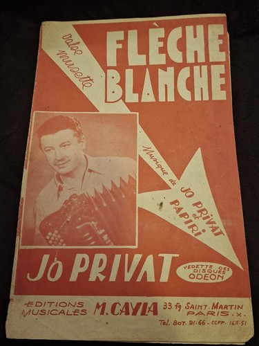 Partition flèche blanche - partition,