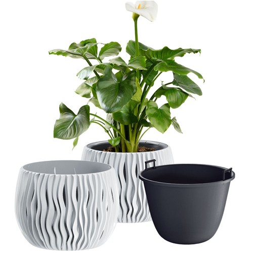 Pot fleurs table 18 cm - de,
