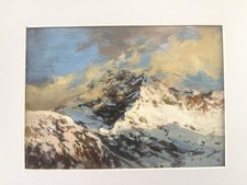 La neige sur les sommets des