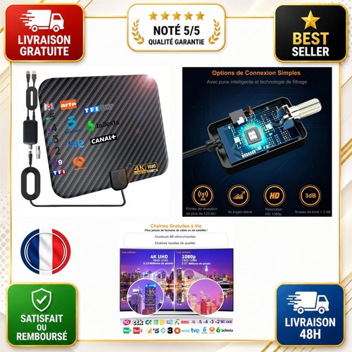 Antenne intérieure tnt - antenne, tv