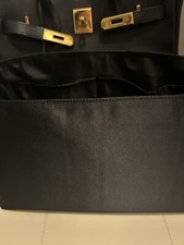 Birkin 30 Bag Silk Organizer / Insert Black new