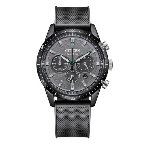 Chronographe acier noir - chronographe,