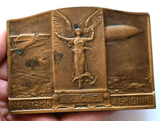 Plaque Medaille Bronze